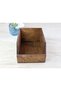 Dark Walnut Color Wooden Organizer and Record Box (7") Record Box - 5