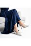 (Wiesse) Closed Toe Short Heeled Small Size Women's Shoes Silver - 2