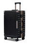 Aeris Aluminum Framed Medium Checked 24 Inch (20-25kg) Luggage Hard Shell, Lightweight, Bottle Holder, Suitcase