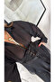 Black Lace Detailed Chiffon Shirt - 2625 - 3