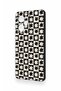 Poco X5 Pro Compatible Flower Motif Checkered Pattern Silicone Case - 4