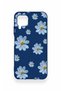 Huawei P40 Lite Compatible Blue Daisy Patterned Silicone Case - 2