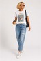 Women's Ripped Detail Mom Jean Pants for All-Day Comfort and Free Movement