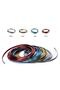 Shiny Blue Nickel Plated Ribbed Torpedo Strip 5 Meters - 2