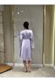 6 Piece Satin Waist Lace Dowry Suit Short Nightgown Dressing Gown Pajama Set |   Shorts Set Nightgown Pajama Set - 8