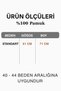 Women's Powder Italian Floral Embroidered Sequined Foldable Long Sleeve Oversize Poplin Shirt Size 40 - 44 - 3