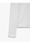 Camisole Cotton Crew Neck Long Sleeve Ribbed T-Shirt - 3