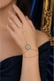 Nazar Işıltısı Steel Şahmeran Bracelet (Gold Color) - 3