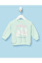 Infant Girls Green Rabbit Print Sweatshirt