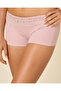 Women Cream Cotton Rib Boxer Briefs (Pack Of 3) - 6
