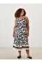 Original Elastic Waist Patterned Skirt - 4