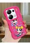 Redmi Note 13 Pro 4g Compatible Case Camera Protector Red Silicone Couple Phone Case Cartoon Pattern