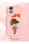 Redmi Note 11S Compatible Case Camera Protector Pink Silicone Couple Phone Case Conan Pattern - 2