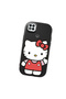 Poco C31 Compatible Case Camera Protector Black Silicone Couple Phone Case Kitty Patterned - 3
