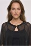 Silvery Thin Elegant Premium Knitwear Cape - 2