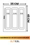 35X45 Micro Embossed Patterned White Steel Plate Width 32 Can Be Cut up to Length 40 cm - 3
