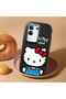 Vivo Y29 Compatible Case Camera Protector Black Silicone Couple Phone Case Kitty Pattern - 2