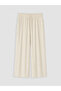 Beige Plus Size Women's Pants with Elastic Waist - 7