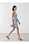 Original Oval Neck Modal Blend Mini Dress