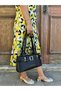 Women's Stylish Handbag with Gold Accessories and Belt Detail Shopper Size: 14 X 30 cm - 4