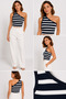 Women's One-Shoulder Asymmetrical Collar Ribbed Stretchy Body-Hugging Sleeveless Basic Crop Blouse - 4