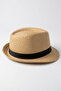 Men's Camel Straw Fedora Hat |   Classic Suit and Casual Style Fedora Hat - 2