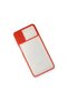 Samsung Galaxy M51 Case Palm Frosted Camera Sliding Silicone - Red - 3
