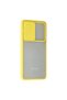 Samsung Galaxy A52 Case Palm Frosted Camera Sliding Silicone - Yellow - 3