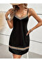 Women's Rope Strap V-Neck Ethnic Patterned Detailed Dress - 2
