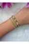 Colorful 3-Piece Bracelet Set Daisy Beads and Stone Waterway Combination Bracelet