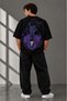 Shadowed Knight Anime-Inspired Oversized Unisex T-Shirt – Fantastic Streetwear Graphic Design - 2