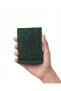 Beneton Green Crazy Leather Card Holder Wallet - 5