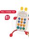 Baby Sensory Teething Toy – Rabbit Silicone Pull Rope Toy for Fine Motor Skills, Early Education, Tactile Stimulation, Soothing Chew Toy for Infants & Toddlers 6M+ (White) - 7
