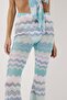 Lunessa Knitted Flared Pants Zigzag Metallic Almara - 2