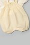 Baby Girl Jumpsuit 100% Cotton Summer Muslin Fabric Balloon Jumpsuit with Straps and Snap Fasteners - 3