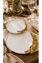 Stylish Porcelain Presentation Bowl with Gold Grape Detail, Serving Plate, Set of 2 - 2