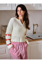 Women's Sleeveless Heart Detailed Sweater - 2