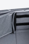 Under-Bed Storage Bag with Adjustable Compartments – 3 Removable Velcro Pockets, Zippered Clothing Organizer with Transparent Cover 73 × 40 × 16 cm - 6