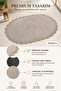 Mink Lace Non-Slip Sole Bath Mat Lace-Edged Washable Bathroom Set Venecca - 3