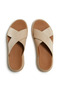 Women's F-Mode Espadrille Shimmersuede Cross Slides - 2