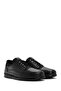 Men's Black Lace-Up Leather Casual Shoes Wm700002Dv - 2