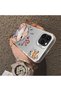 iPhone 11 Pro Max Compatible Heart-Themed Fox Rabbit Printed Case, Matching Finish for Friends and Couples - 2