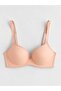 Inspira Women's Side Support Underwire Underbust Non-Wired Non-Support B Cup Daily Bra with Striped Look - 2