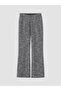Lcw Everyday Black High Waist Spanish Leg Women's Trousers