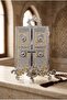 Silver Color Embossed Covered Quran Storage Box and Stand - 3