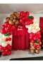 Cherry Themed Birthday Celebration Cherry Making Set 1 Piece |   Chrome Green Sausage Balloon + Red Balloon (with Replacement) Set Summer Themes Cherry, Strawberry, Sun, Daisy Flower Concepts - 8