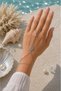 Solar Spiral Stone Sun Figured Steel Shahmeran Bracelet (Silver Color)