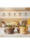 Marketplace Beram Animal Fruit Harvest Flower Pot Bunny Carrot and Bear Honey Bee 2Pcs Set Polyresin Cute Animal Succulent Planters Tree Trunk Honey Pot Vase Desk Flower Pot Pen Pencil Holder Propagat - 5