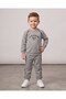 Boy's Embroidered Seasonal 2-Strap Compact Tracksuit Set for Ages 2-3-4-5-6-7-8-9-10