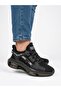 Men's black orthopedic imported sole casual sneaker walking shoes - 3